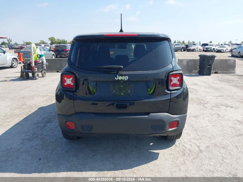 2020 Jeep Renegade Jeepster Fwd VIN: ZACNJAABXLPL72563 Lot: 40355036