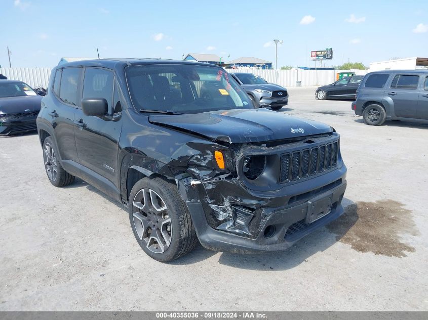 2020 Jeep Renegade Jeepster Fwd VIN: ZACNJAABXLPL72563 Lot: 40355036