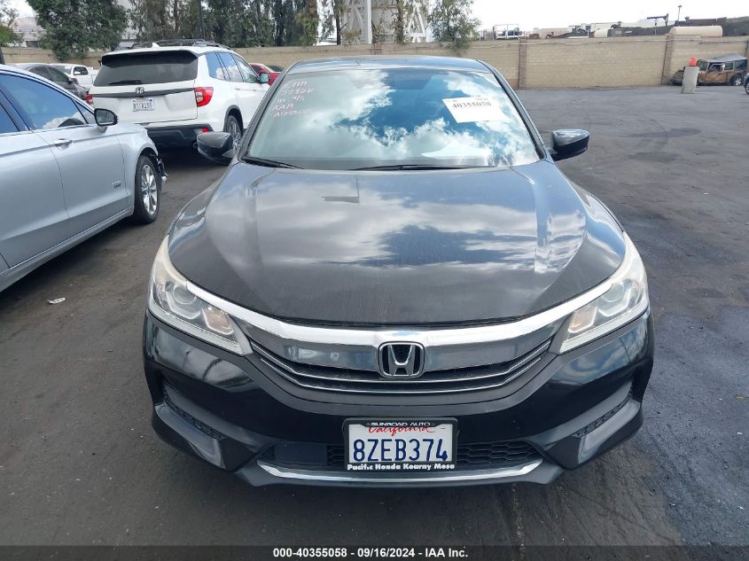 1HGCR2F43HA156033 2017 Honda Accord Lx