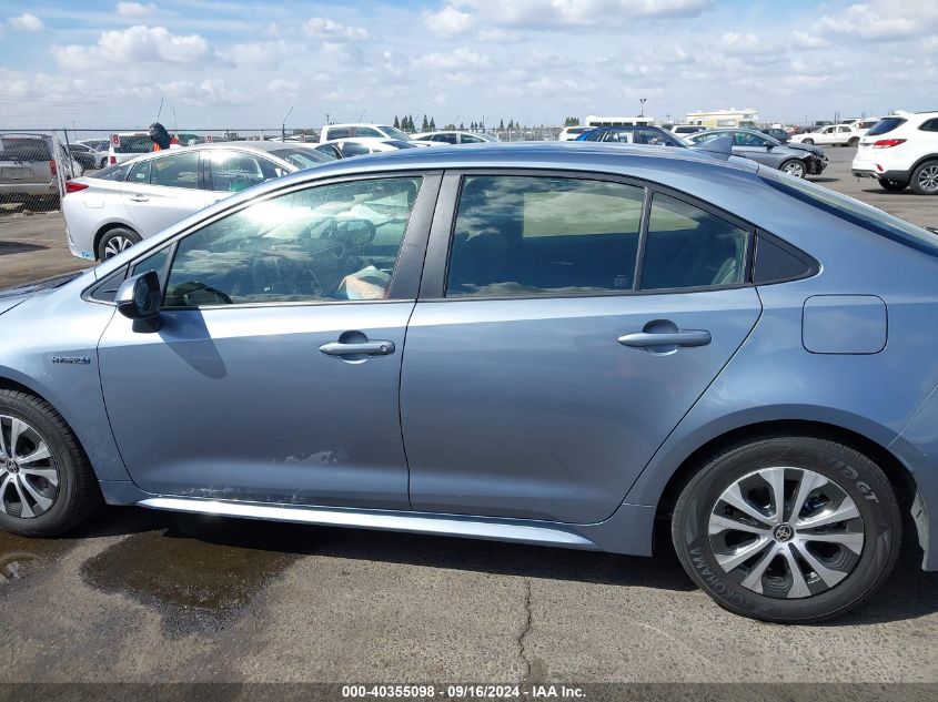 2020 Toyota Corolla Hybrid Le VIN: JTDEBRBE5LJ026914 Lot: 40355098