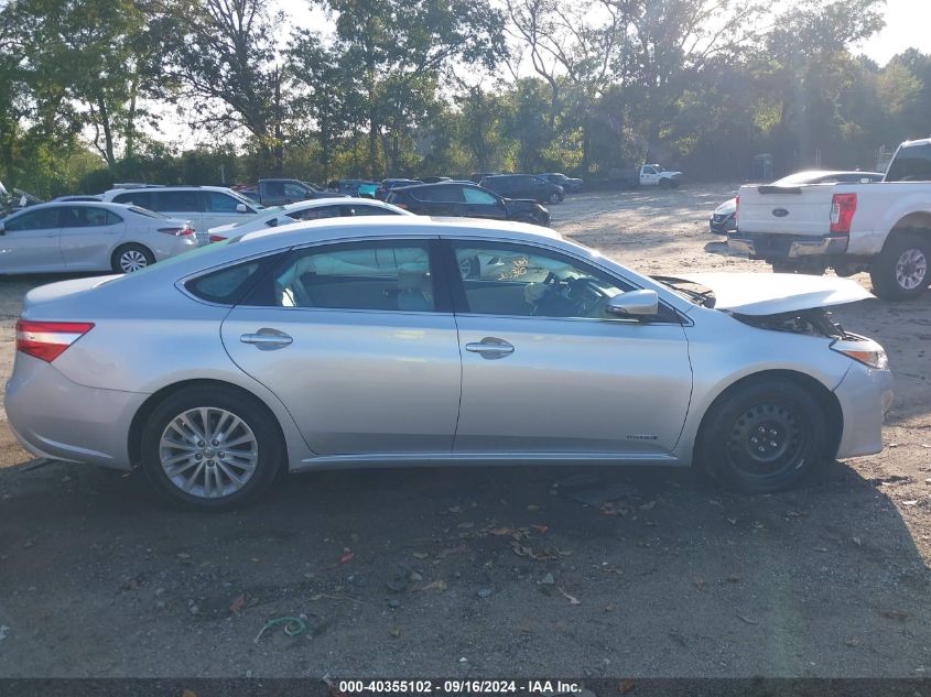 2014 Toyota Avalon Hybrid Limited VIN: 4T1BD1EB7EU020173 Lot: 40355102