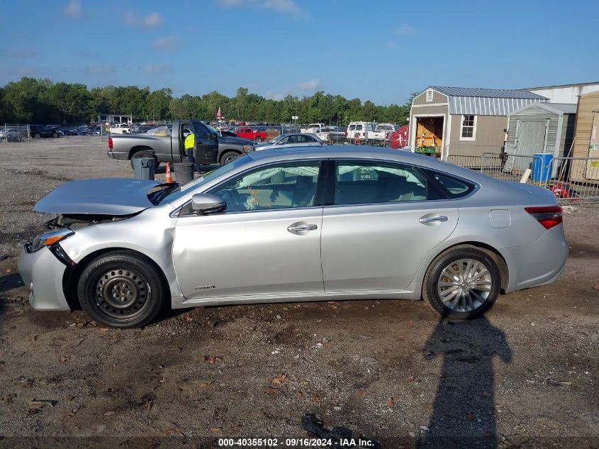 2014 Toyota Avalon Hybrid Limited VIN: 4T1BD1EB7EU020173 Lot: 40355102