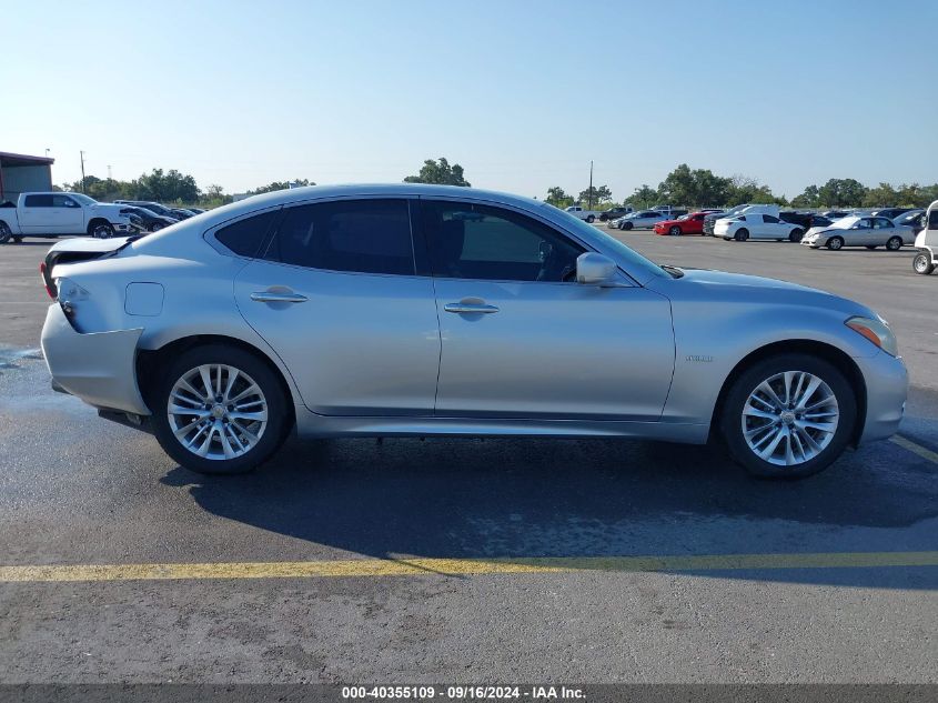 2012 Infiniti M35H VIN: JN1EY1AP4CM910489 Lot: 40355109