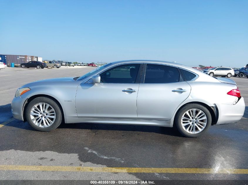 2012 Infiniti M35H VIN: JN1EY1AP4CM910489 Lot: 40355109