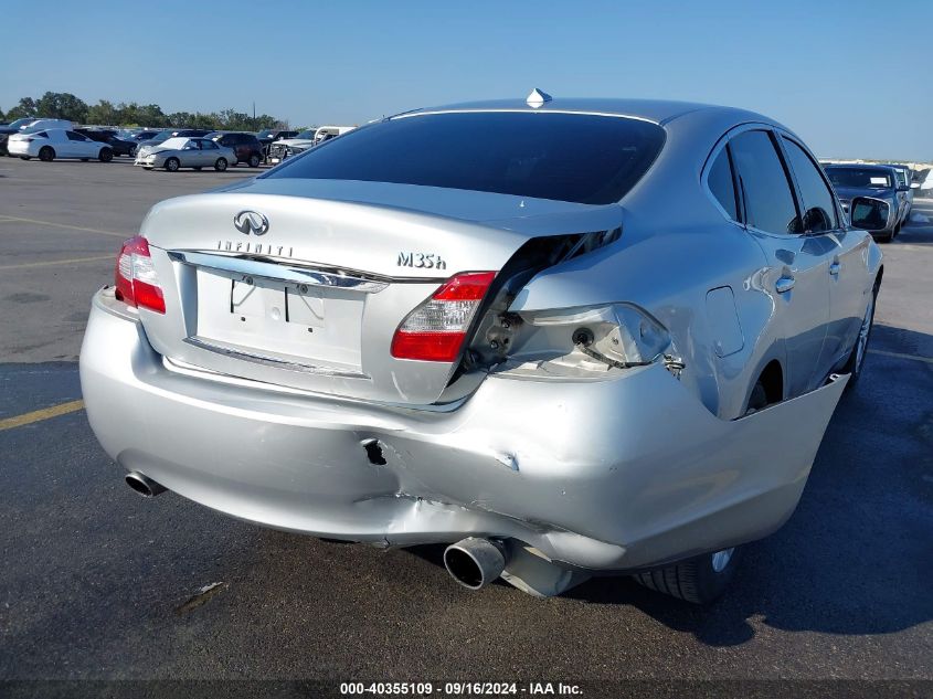 2012 Infiniti M35H VIN: JN1EY1AP4CM910489 Lot: 40355109