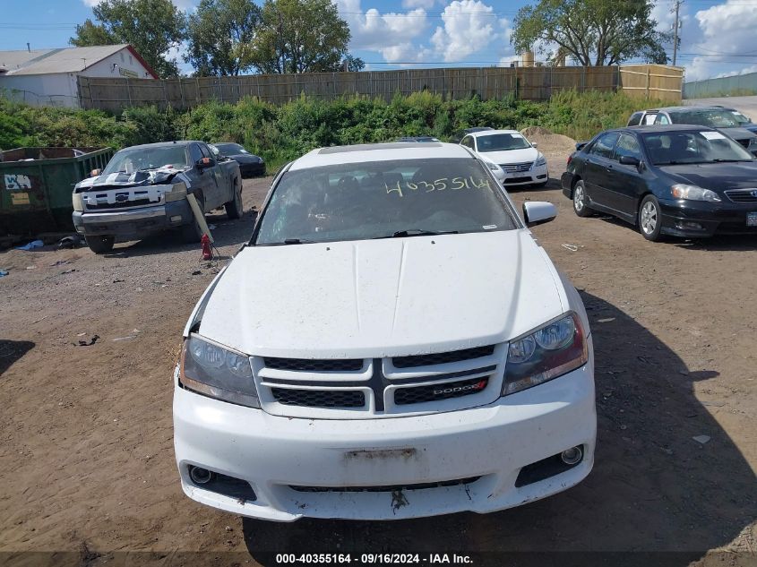 2014 Dodge Avenger R/T VIN: 1C3CDZBG3EN166401 Lot: 40355164