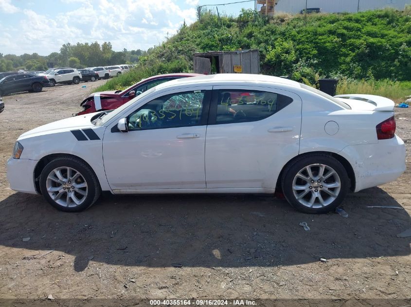 2014 Dodge Avenger R/T VIN: 1C3CDZBG3EN166401 Lot: 40355164