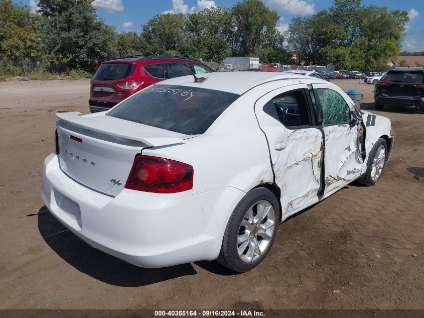 2014 Dodge Avenger R/T VIN: 1C3CDZBG3EN166401 Lot: 40355164