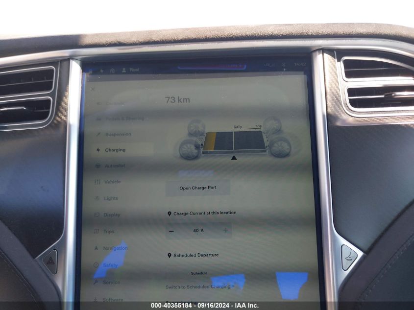 5YJSA1H2XEFP62603 2014 Tesla Model S