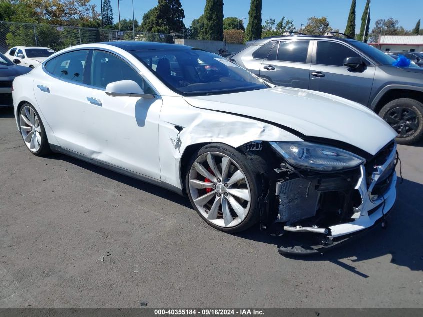 VIN 5YJSA1H2XEFP62603 2014 TESLA MODEL S no.1