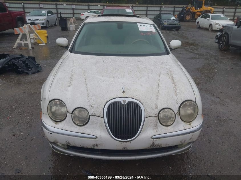 2003 Jaguar S-Type 4.2L V8 VIN: SAJEA01U83HM77447 Lot: 40355199