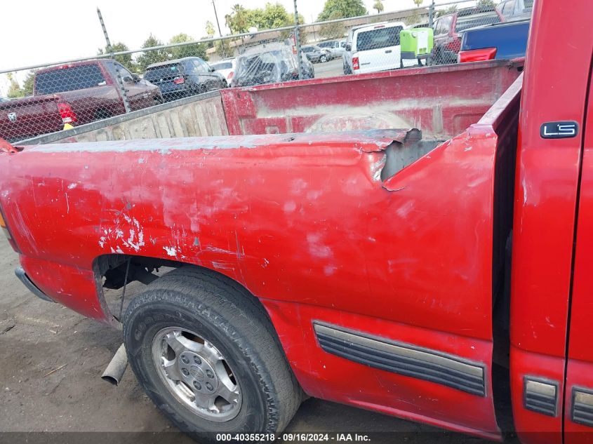 2000 Chevrolet Silverado 1500 Ls VIN: 1GCEC19T1YZ188633 Lot: 40355218