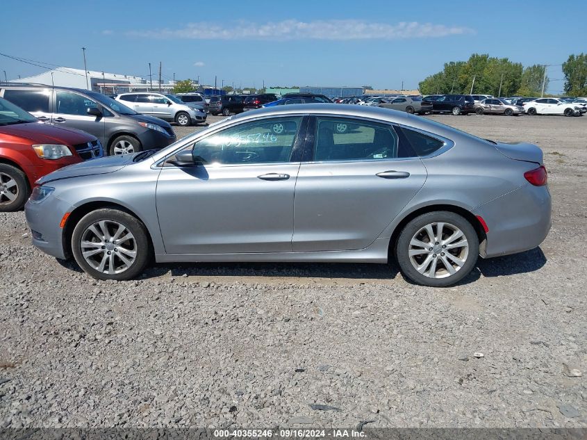 2016 Chrysler 200 Limited VIN: 1C3CCCAB3GN170375 Lot: 40355246