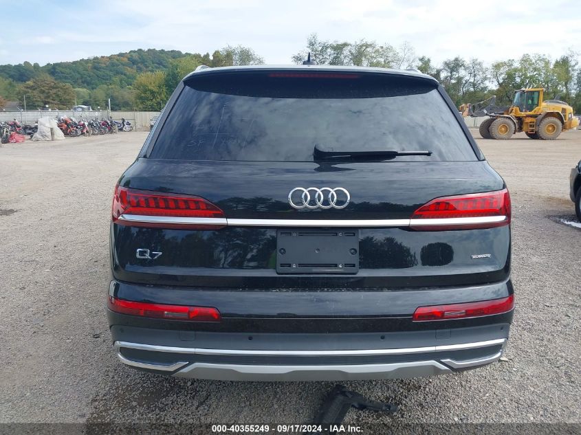 2023 Audi Q7 Premium Plus 45 Tfsi Quattro Tiptronic VIN: WA1LCBF72PD019182 Lot: 40355249