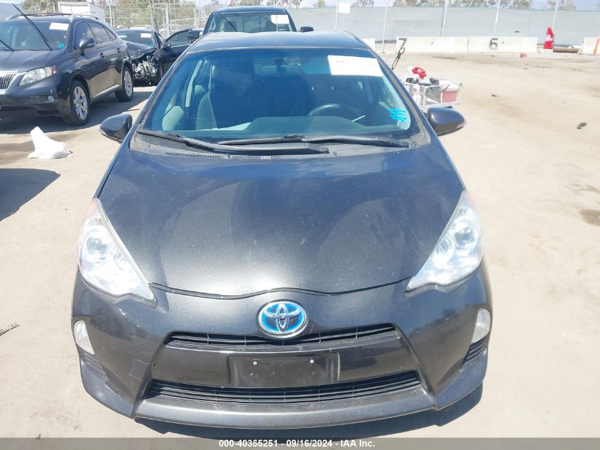 2012 Toyota Prius C Two VIN: JTDKDTB39C1018050 Lot: 40355251