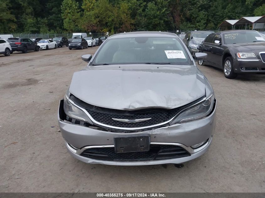 2015 Chrysler 200 C VIN: 1C3CCCCG8FN608718 Lot: 40355275