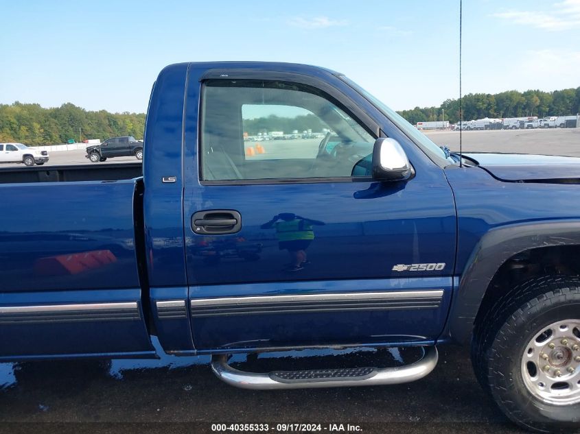 2000 Chevrolet Silverado 2500 Ls VIN: 1GCGK24U6YE122118 Lot: 40355333