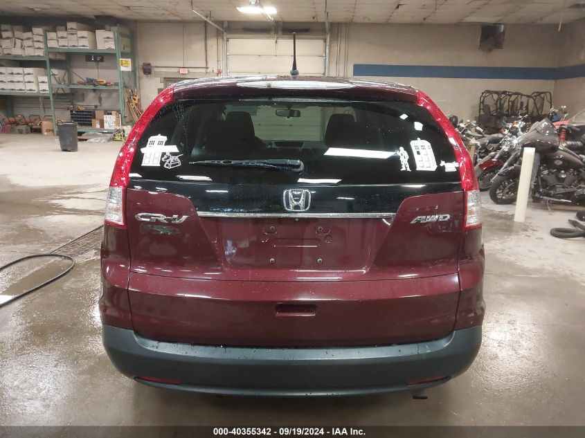 2014 Honda Cr-V Ex VIN: 5J6RM4H58EL077329 Lot: 40355342