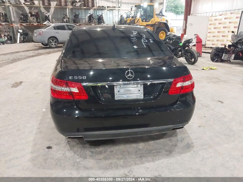 WDDHF7CB2BA267196 2011 Mercedes-Benz E 550