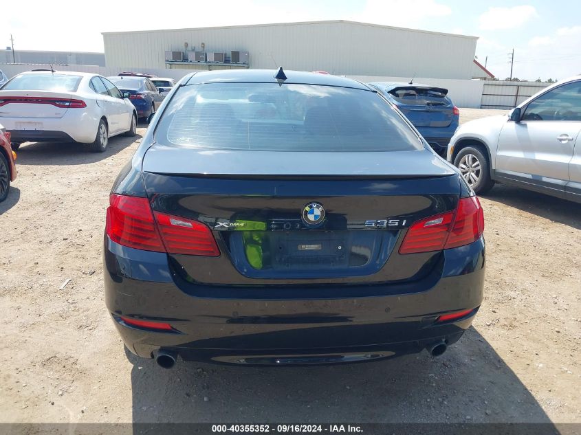 2014 BMW 535I xDrive VIN: WBA5B3C59ED537679 Lot: 40355352