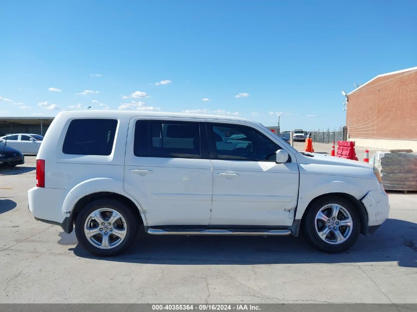 2013 Honda Pilot Ex-L VIN: 5FNYF4H5XDB063316 Lot: 40355364