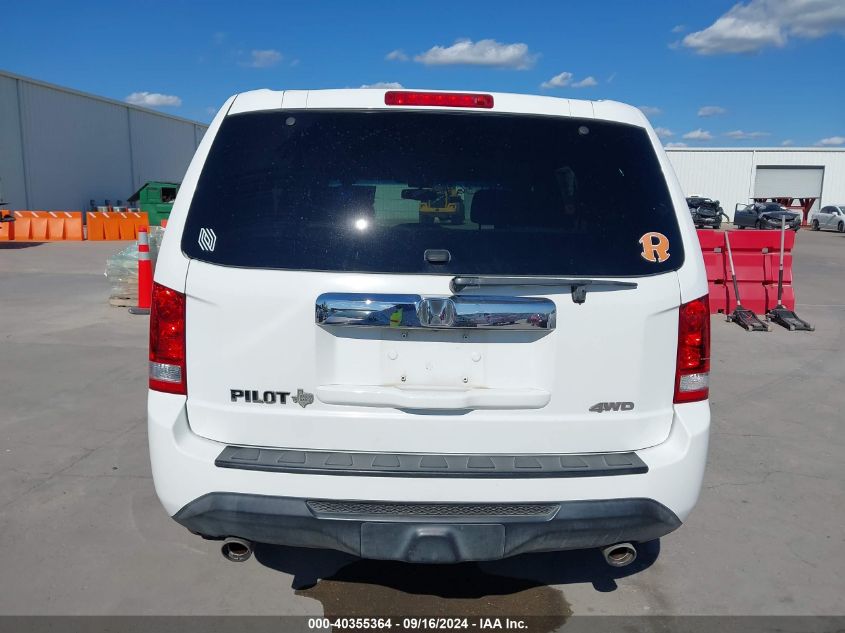 2013 Honda Pilot Ex-L VIN: 5FNYF4H5XDB063316 Lot: 40355364