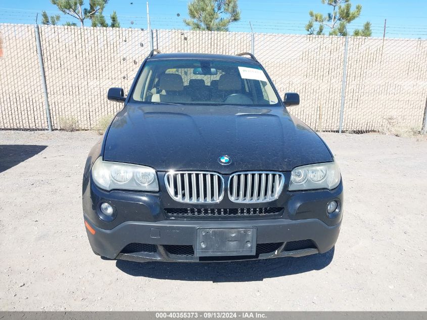 2009 BMW X3 xDrive30I VIN: WBXPC93459WJ25727 Lot: 40355373