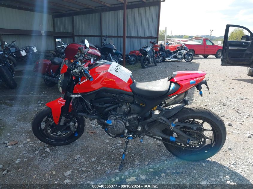 2021 Ducati Monster VIN: ZDMMAMDTXMB000998 Lot: 40355377