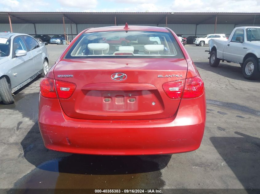 2009 Hyundai Elantra Gls VIN: KMHDU46D89U652213 Lot: 40355383