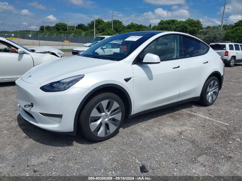 VIN 7SAYGDEE6PA128653 2023 Tesla Model Y, Awd/Long... no.2