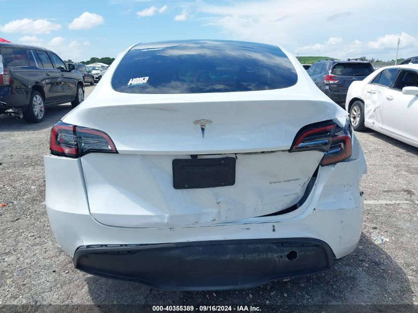 VIN 7SAYGDEE6PA128653 2023 Tesla Model Y, Awd/Long... no.6