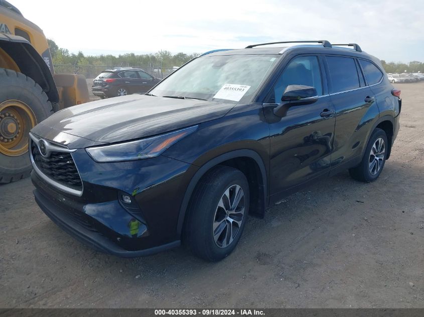 2021 Toyota Highlander Xle VIN: 5TDGZRBHXMS151362 Lot: 40355393