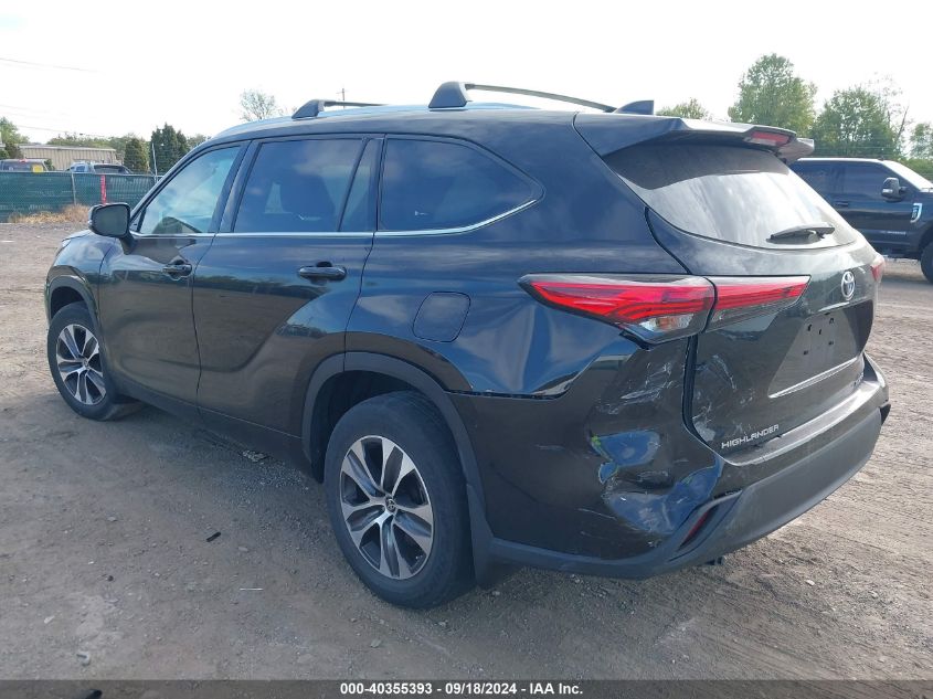 2021 Toyota Highlander Xle VIN: 5TDGZRBHXMS151362 Lot: 40355393