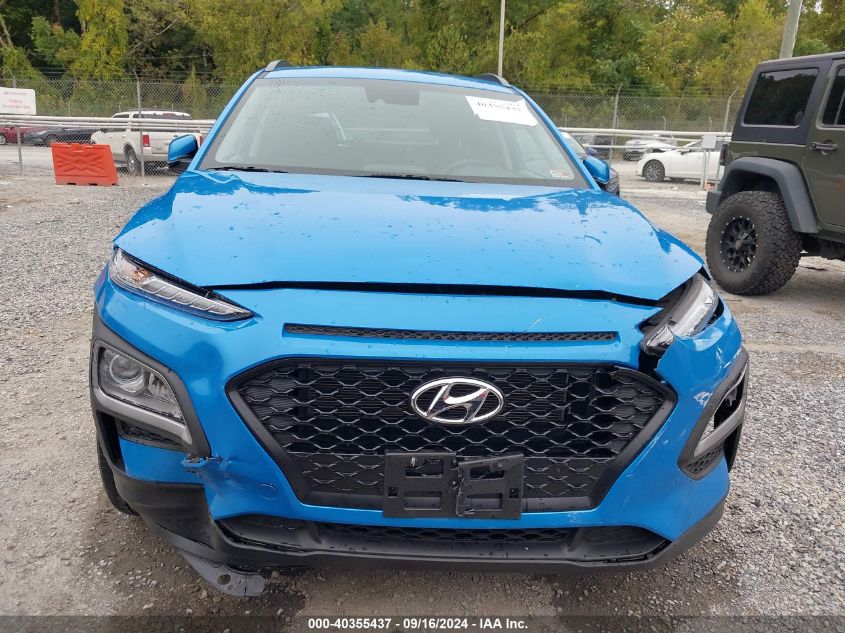 2021 Hyundai Kona Sel VIN: KM8K2CAA2MU609371 Lot: 40355437