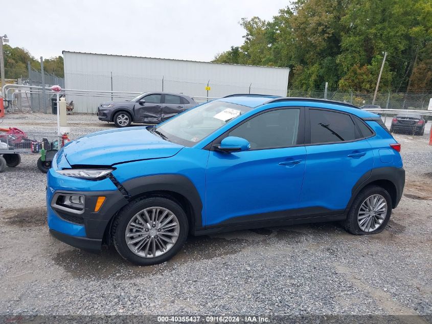 2021 Hyundai Kona Sel VIN: KM8K2CAA2MU609371 Lot: 40355437