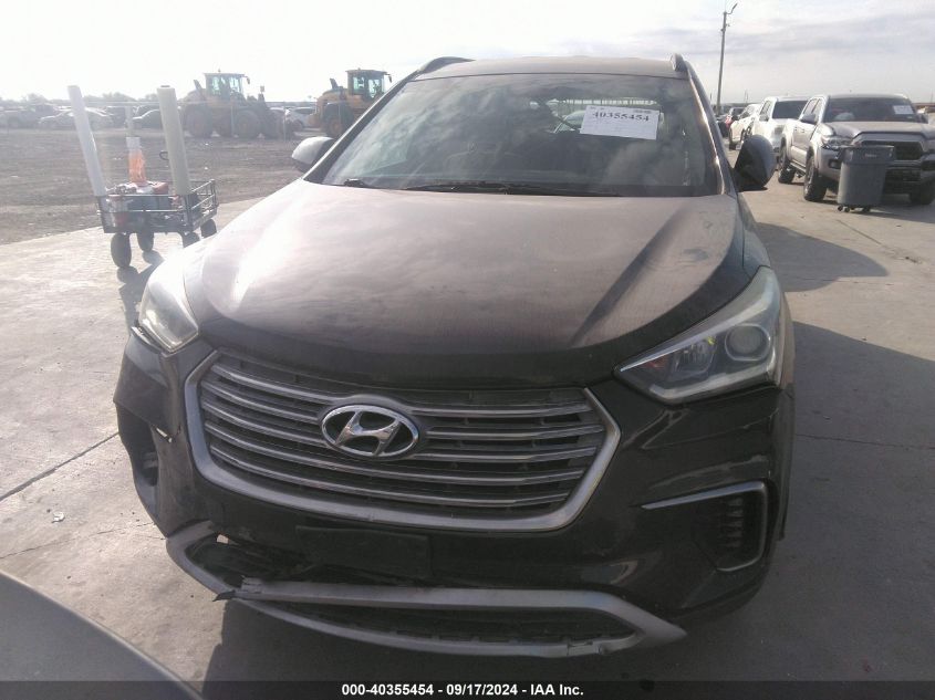 2017 Hyundai Santa Fe Se VIN: KM8SM4HF2HU241149 Lot: 40355454