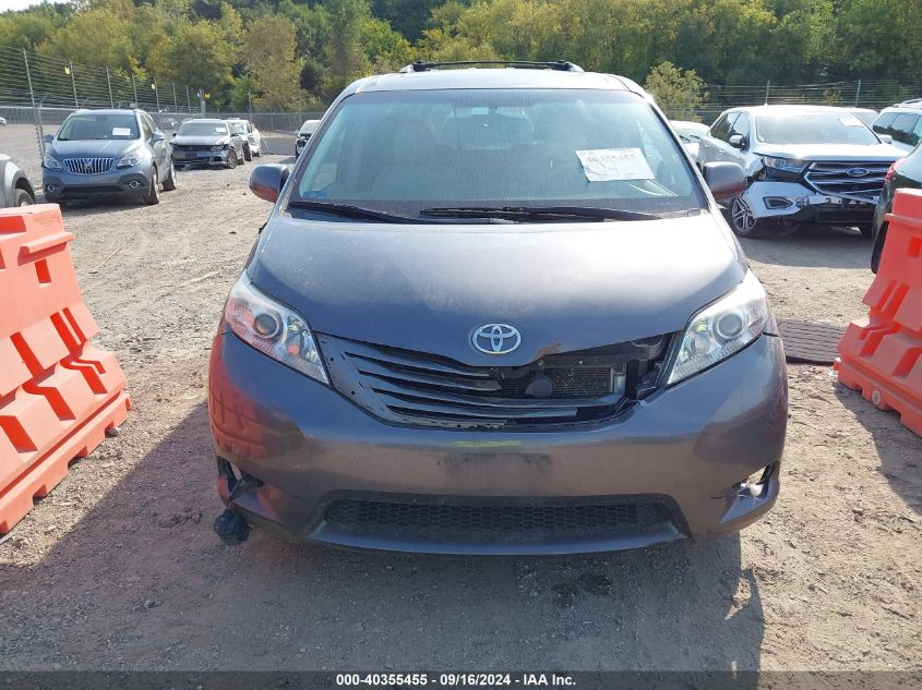 2014 Toyota Sienna Xle V6 8 Passenger VIN: 5TDYK3DC9ES513447 Lot: 40355455