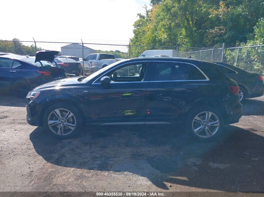 2020 Audi Q3 Premium 45 Tfsi S Line Quattro Tiptronic VIN: WA1DECF33L1004669 Lot: 40355530