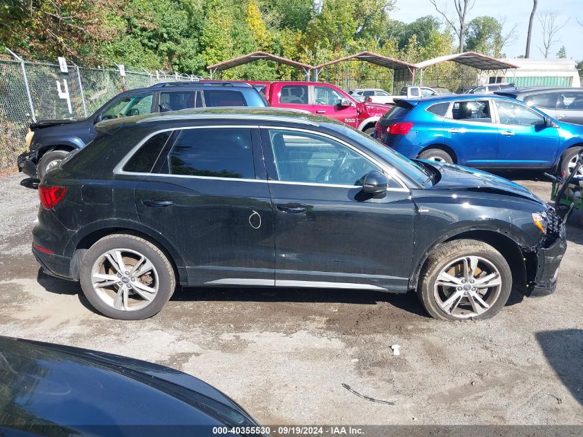 2020 Audi Q3 Premium 45 Tfsi S Line Quattro Tiptronic VIN: WA1DECF33L1004669 Lot: 40355530