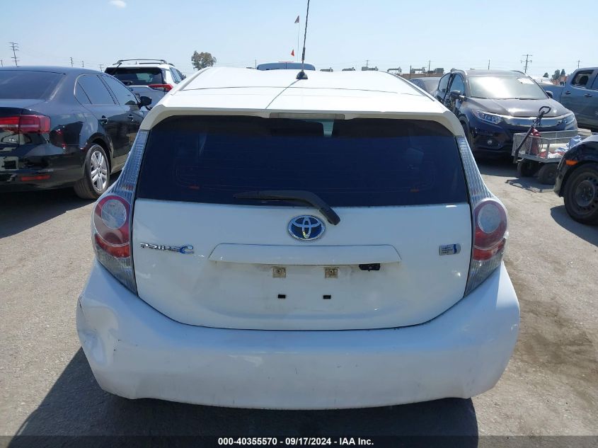 2014 Toyota Prius C One VIN: JTDKDTB38E1566060 Lot: 40355570