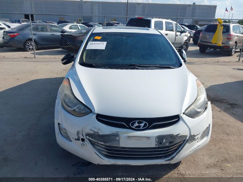 2013 Hyundai Elantra Limited VIN: 5NPDH4AE7DH161434 Lot: 40355571