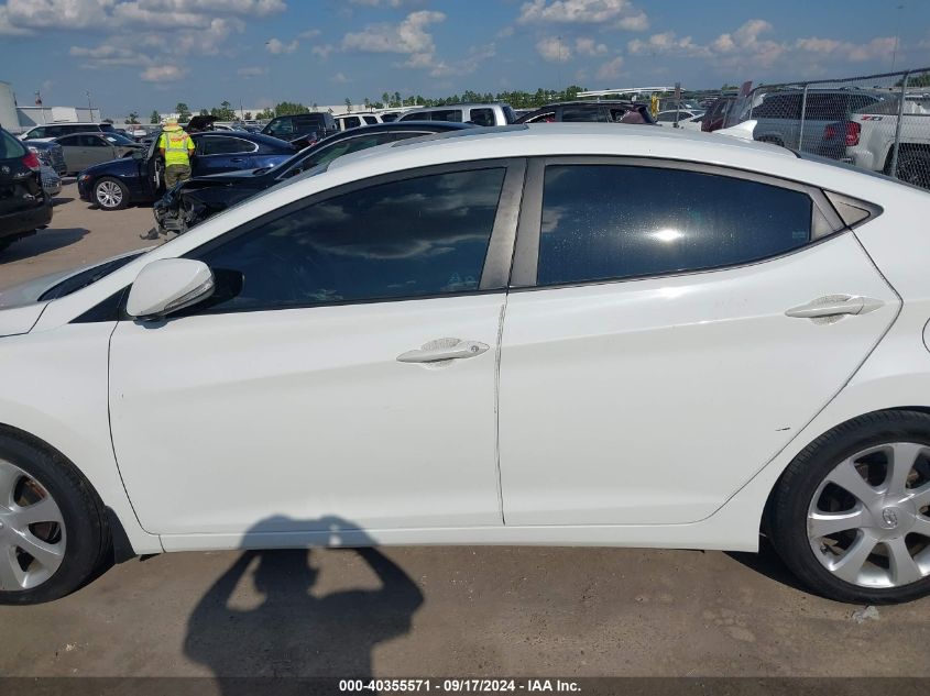 5NPDH4AE7DH161434 2013 Hyundai Elantra Limited