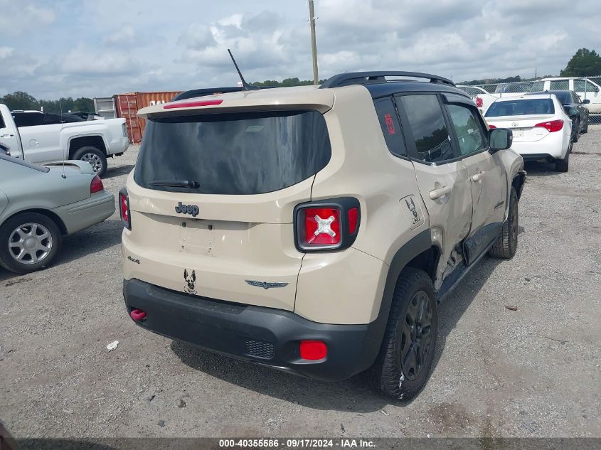 2017 Jeep Renegade Deserthawk 4X4 VIN: ZACCJBCB6HPE78819 Lot: 40355586