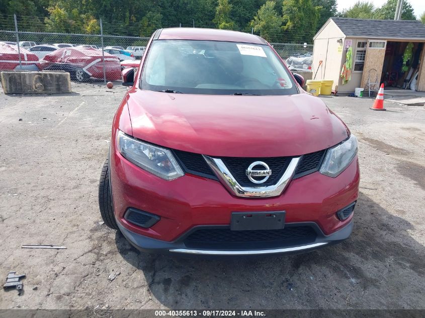 2016 Nissan Rogue S VIN: JN8AT2MV6GW142670 Lot: 40355613