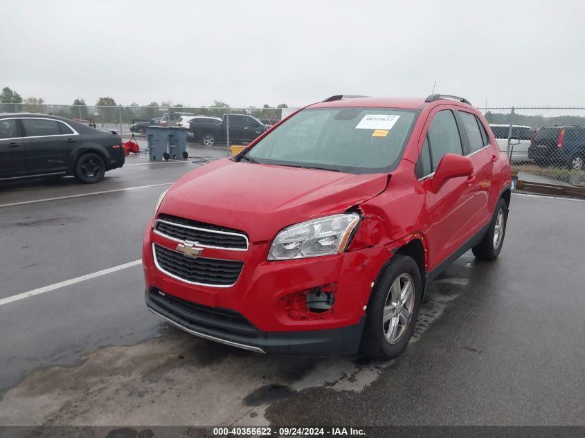 2015 Chevrolet Trax Lt VIN: KL7CJRSB9FB064853 Lot: 40355622