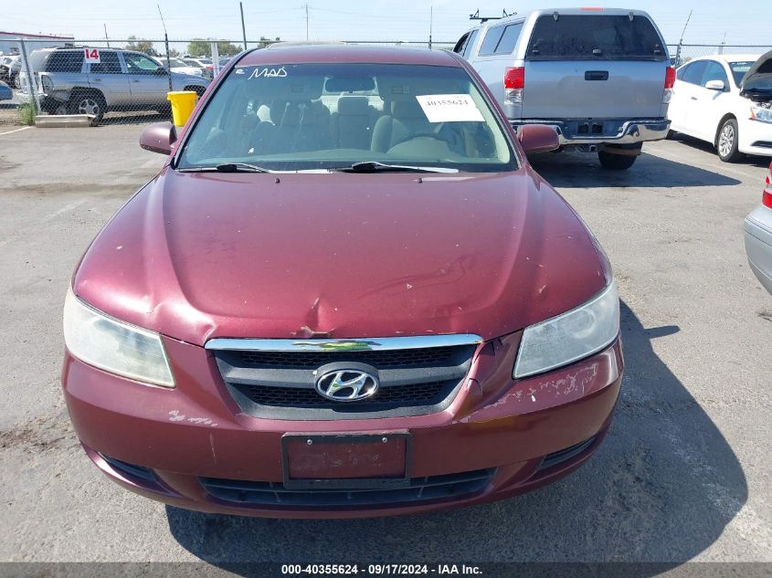 2008 Hyundai Sonata Gls VIN: 5NPET46C08H350846 Lot: 40355624