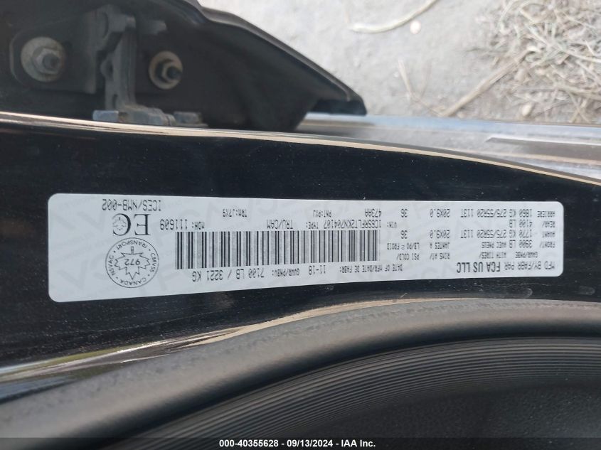 2019 Ram 1500 Rebel VIN: 1C6SRFLT2KN704107 Lot: 40355628