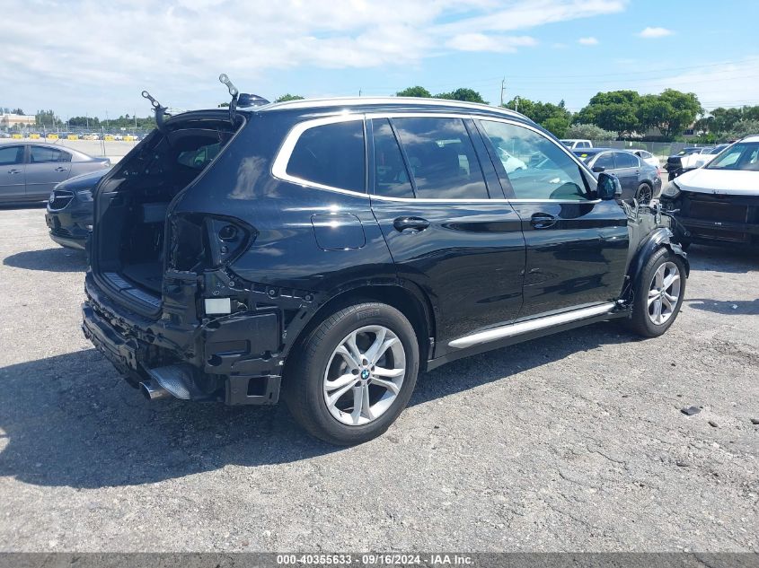 VIN 5UXTR7C51KLF31939 2019 BMW X3, Sdrive30I no.4