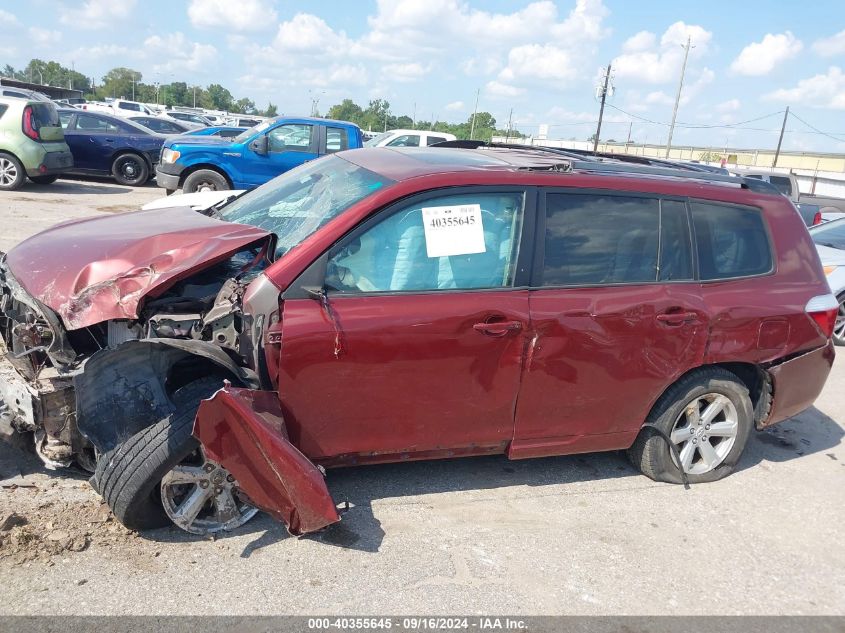 5TDBK3EH5AS004739 2010 Toyota Highlander Base V6