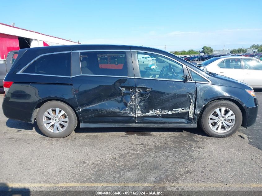 2016 Honda Odyssey Se VIN: 5FNRL5H31GB076851 Lot: 40355646